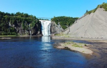 Marche sur la baie de Saint Paul - Chutes de Montmorency - retour à Québec