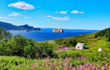 Randonnée sur le sentier du Lac aux américains  puis route pour Percé